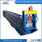 White And Blue Rain Gutter Roll Forming Machine 14-16 Rollers 4kW Main Motor Power