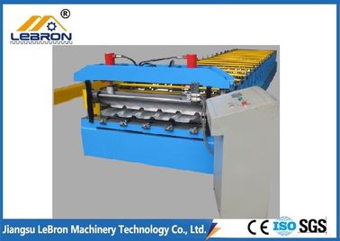 PLC Control Corrugated Roof Sheet Making Machine 10-16m/min 20 Roller Stations