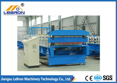 White color double layer roof sheet roll forming machine / double layer roof roll forming machine