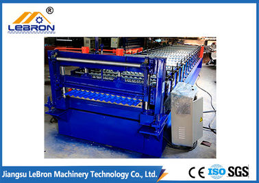 22 Stations Corrugated Sheet Roll Forming Machine , Full Automatic Corrugated Roofing Machine