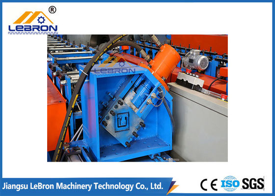 14 Stations Upright Roll Forming Machine , Soncap Rack Roll Forming Machine