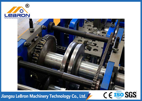 12m/Min Profile Roll Forming Machine , 15 Roller Stations 30KW Cz Purlin Machine