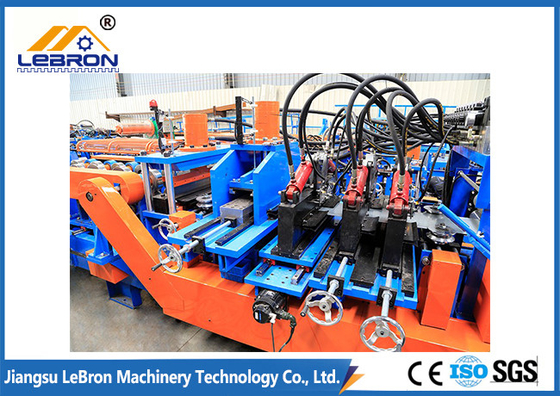 High Speed CZ Purlin Roll Forming Machine Long Service Time Fully Automatic