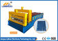 6500mm Length Glazed Roof Tile Roll Forming Machine Hydraulic Mould Cutting