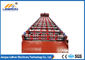 Red color Glazed Tile Roll Forming Machine , 10-15m/min Glazed Tile Making Machine