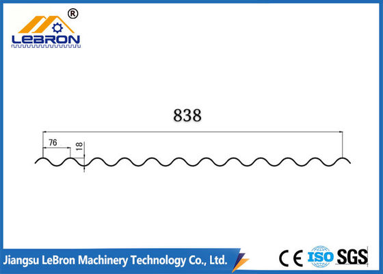 Soncap 838MM Colored Corrugated Sheet Roll Forming Machine