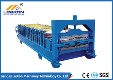 5.5kW Double Layer Forming Machine , Corrugated Roof Color Steel Roll Forming Machine